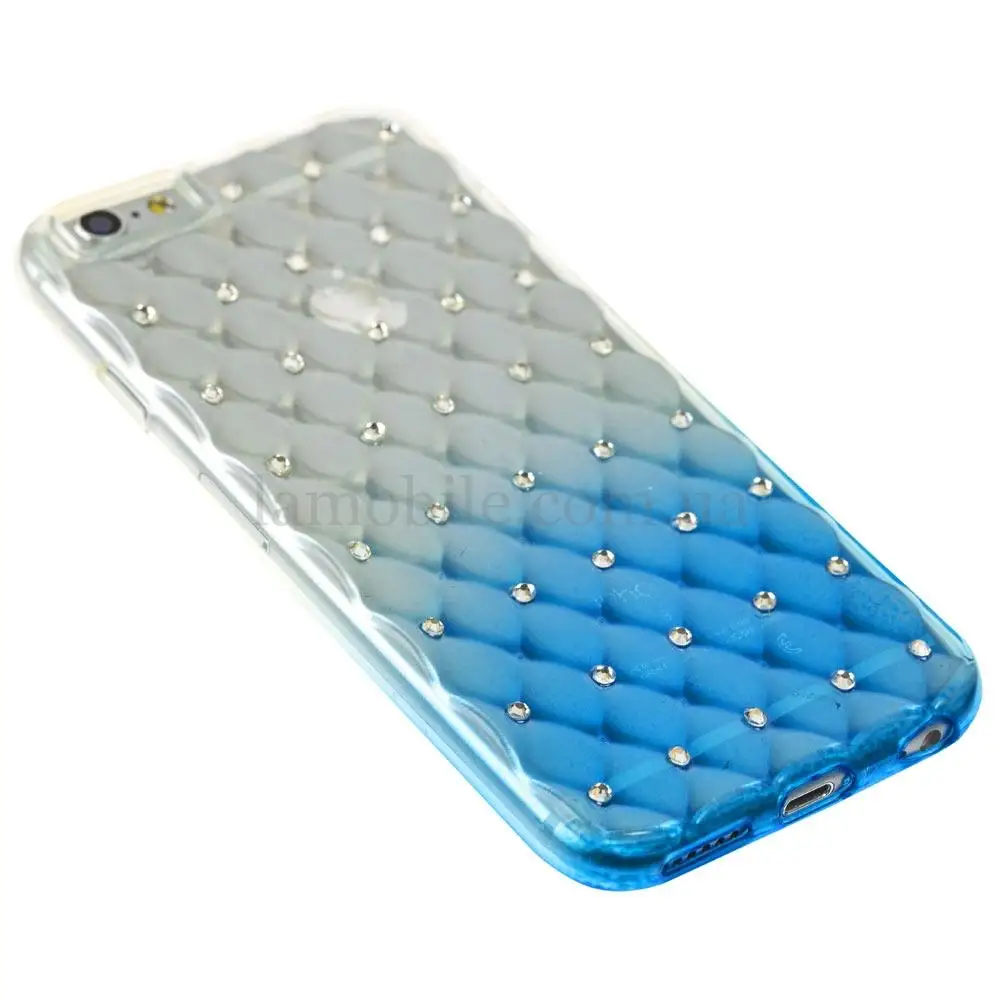 Чехол Gellin для iPhone 6 gradient прозрачно голубой