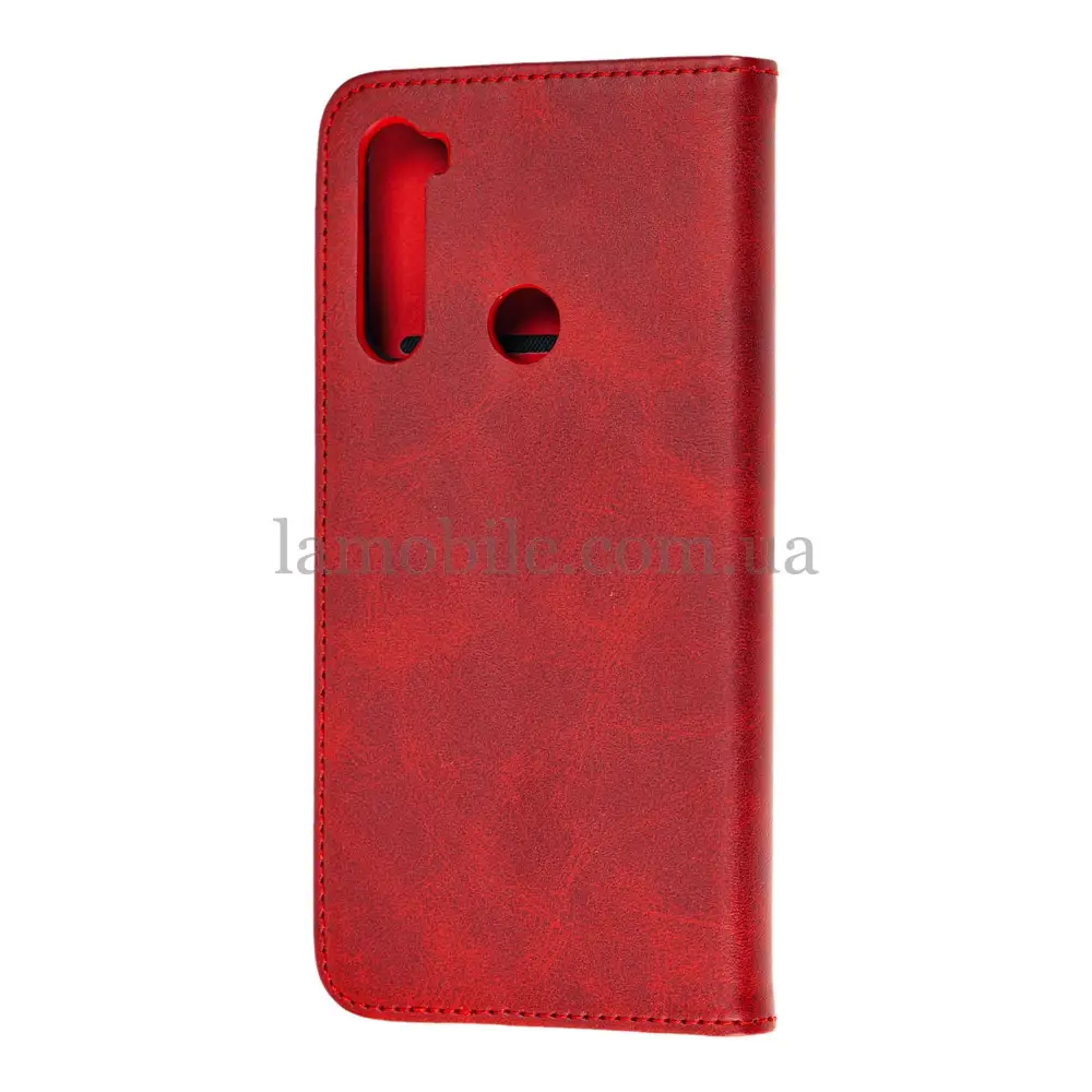 Чохол книжка для Xiaomi Redmi Note 8T Black magnet червоний