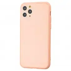 Чохол для iPhone 11 Pro Max glass LV персиковий
