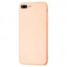 Чохол для iPhone 7 Plus / 8 Plus glass LV персиковий