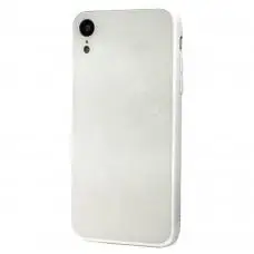 Чохол для iPhone Xr glass LV білий