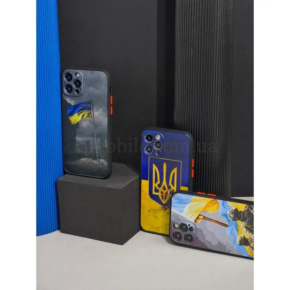 Чехол для iPhone 13 Pro WAVE Ukraine Shadow Matte to victory
