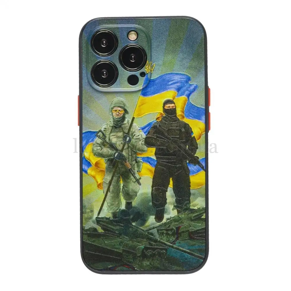 Чехол для iPhone 13 Pro WAVE Ukraine Shadow Matte to victory
