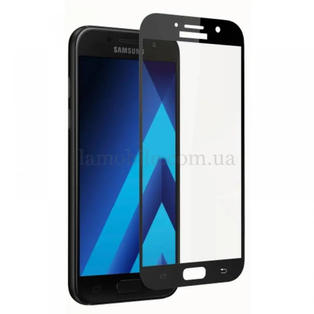 Захисне скло для Samsung A7/A720 (2017) 3D чорний