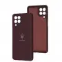 Чехол для Samsung Galaxy M53 (M536) Silicone Full Трезубец бордовый