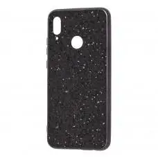 Чохол для Huawei P Smart 2019 Shining sparkles з блискітками чорний