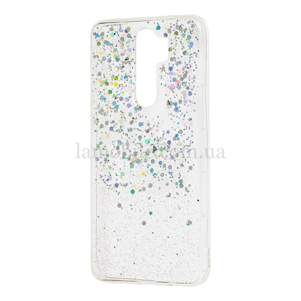 Чохол для Xiaomi Redmi Note 8 Pro Wave confetti прозорий