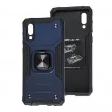 Чохол для Samsung Galaxy A02 (A022) Hard Defence синій