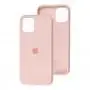 Чохол для iPhone 12 Pro Max Silicone Full рожевий / pink sand