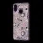 Чохол для Huawei P20 Lite Блискучі вода срібляста "пудра і помада"