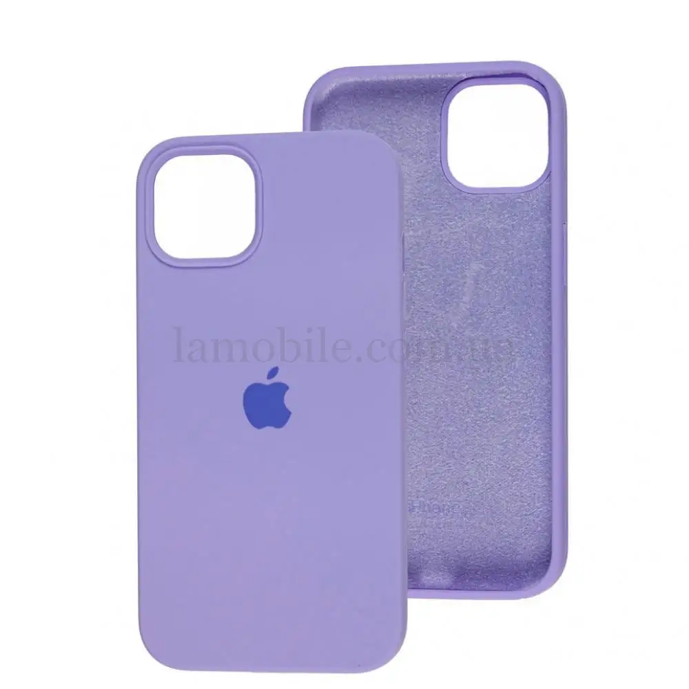 Чехол для iPhone 13 Silicone Full сиреневый / dasheen