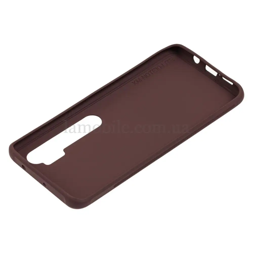 Чехол для Xiaomi Mi Note 10 Lite Bracket brown