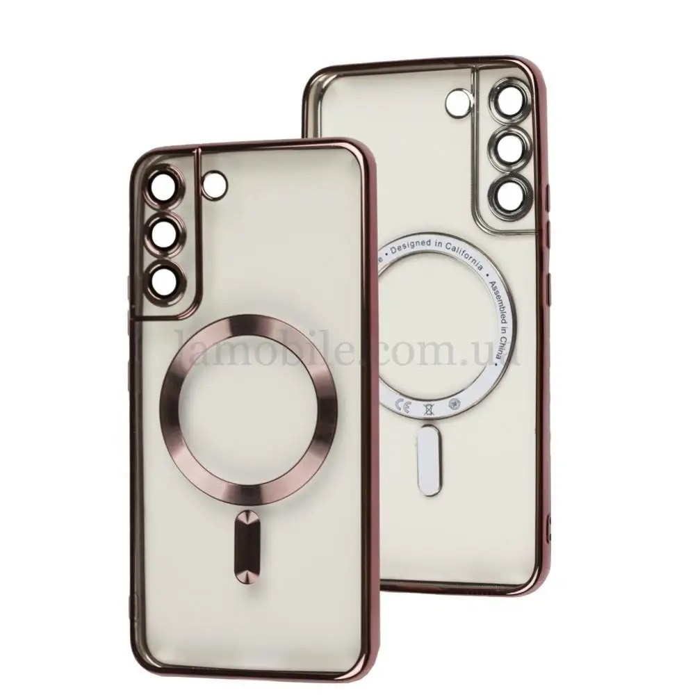 Чохол для Samsung Galaxy S22+ (S906) Berlia MagSafe rose red