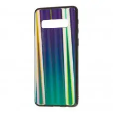 Чехол для Samsung Galaxy S10 (G973) Gradient glass зеленый