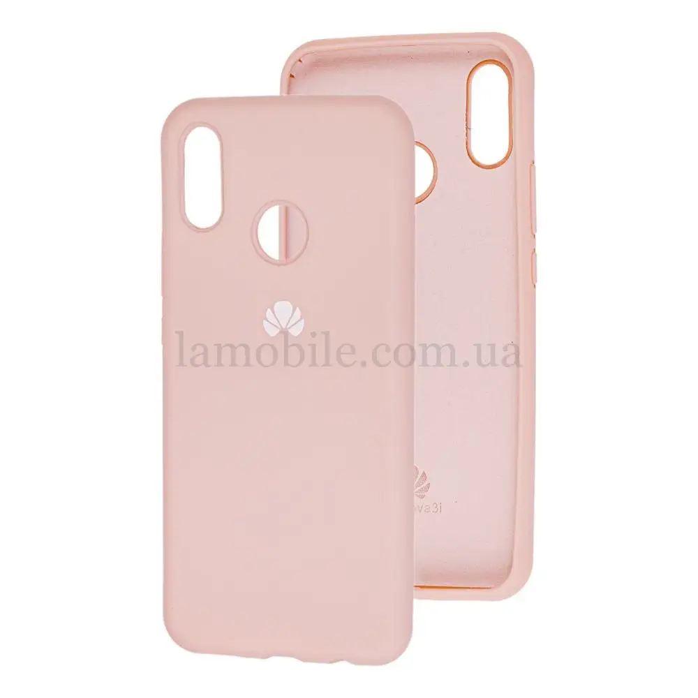 Чохол для Huawei P Smart Plus Silicone Full рожевий / pink sand