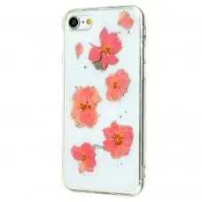 Чехол Nature Flowers для iPhone 7 / 8 розовые лепестки