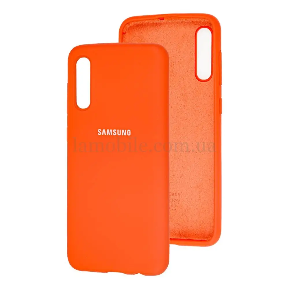 Чехол для Samsung Galaxy A50 / A50s / A30s Silicone Full оранжевый