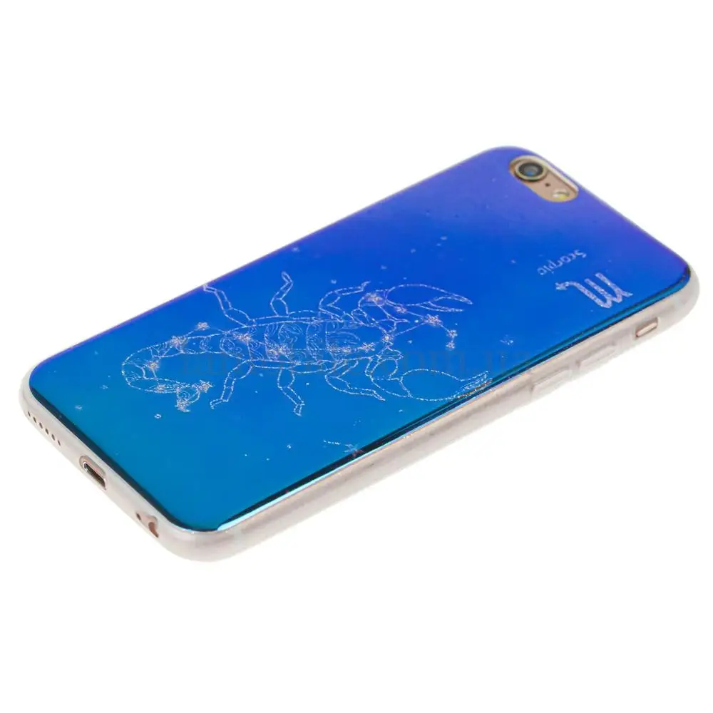 Накладка силіконова зодіаки перламутр для iPhone 6 Scorpio