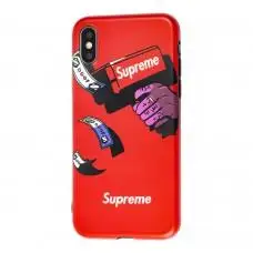 Чехол IMD для iPhone X / Xs " money gun " 