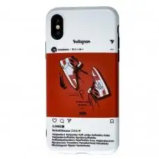 Чехол IMD для iPhone X / Xs jordan instagram 