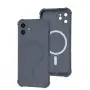 Чохол для iPhone 12 WAVE Silk Touch WXD MagSafe gray