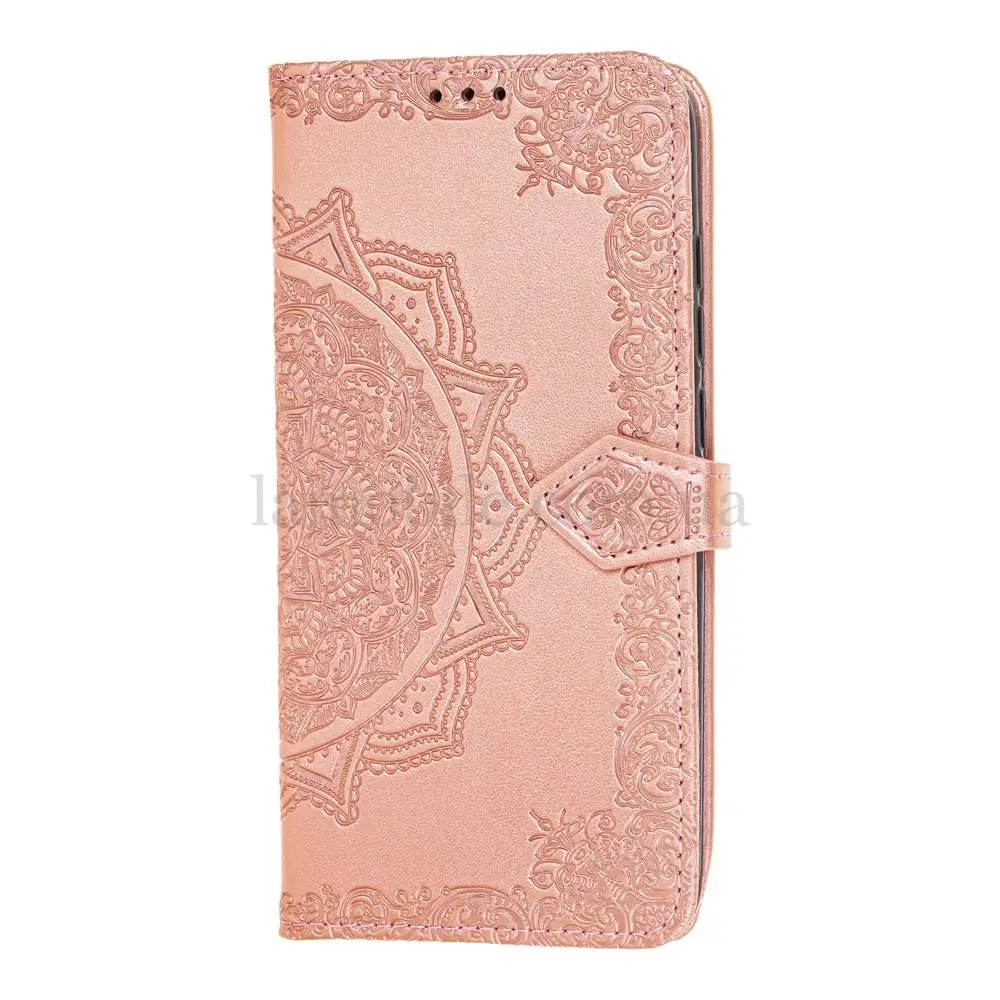 Чехол книжка для Xiaomi Redmi 8A "Art с визитницей" розовый