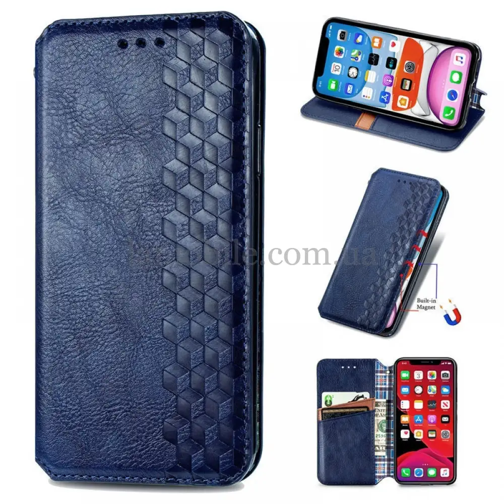 Чехол книга для Samsung Galaxy M14 (M146) Getman Cubic синий