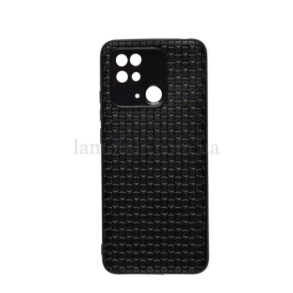 Чохол для Xiaomi Redmi 10C Leather case плетінка