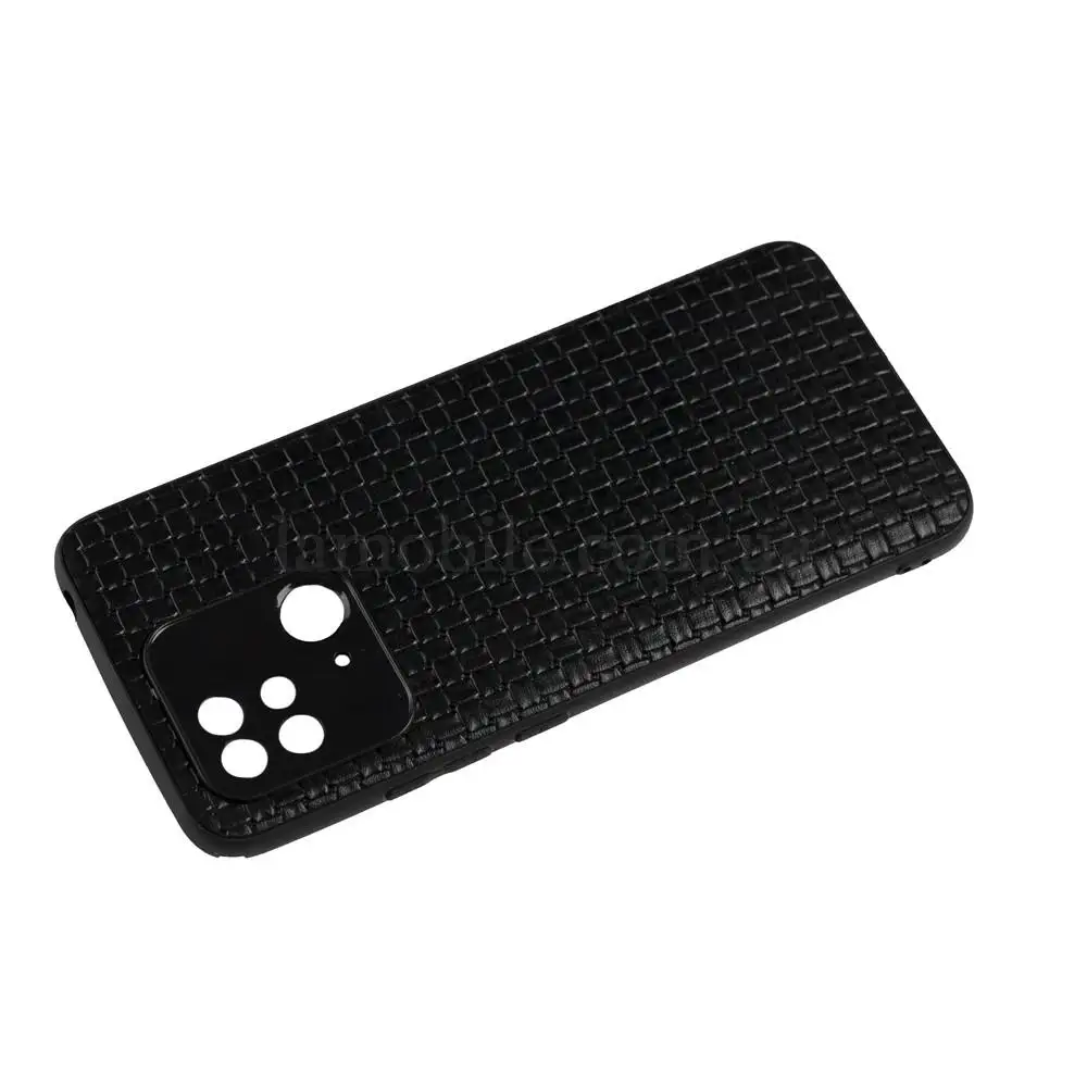 Чохол для Xiaomi Redmi 10C Leather case плетінка
