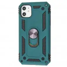 Чехол для iPhone 11 Serge Ring ударопрочный зеленый