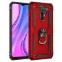 Чохол для Xiaomi Redmi 9 Serge Ring ударостійкий червоний
