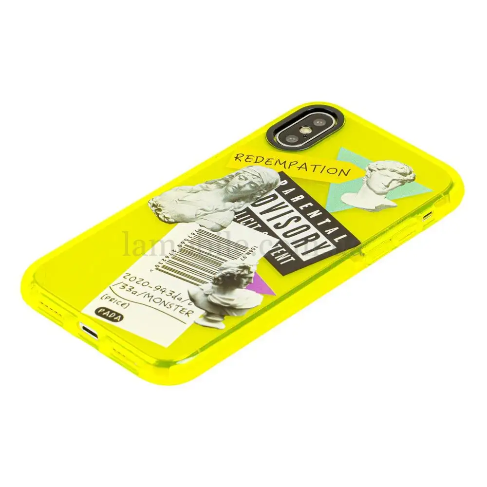 Чехол для iPhone Xs Max Neon print antique