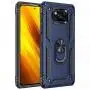 Чохол для Xiaomi Poco X3 / X3 Pro Serge Ring ударостійкий синій