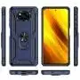 Чохол для Xiaomi Poco X3 / X3 Pro Serge Ring ударостійкий синій