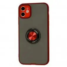 Чехол для iPhone 11 Deen Shadow Ring красный