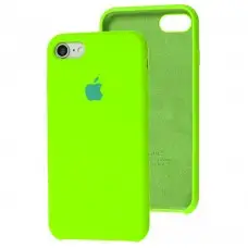 Чехол для iPhone 7 / 8 Silicone case салатовый / neon green 
