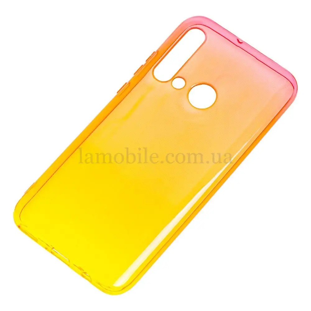 Чехол для Huawei P20 Lite 2019 Gradient Design красно желтый