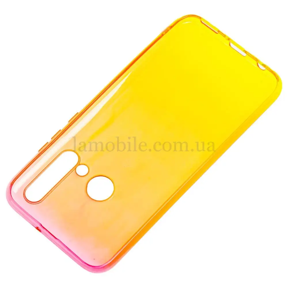 Чехол для Huawei P20 Lite 2019 Gradient Design красно желтый