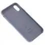 Чехол Silicone для iPhone X / Xs case лавандовый серый