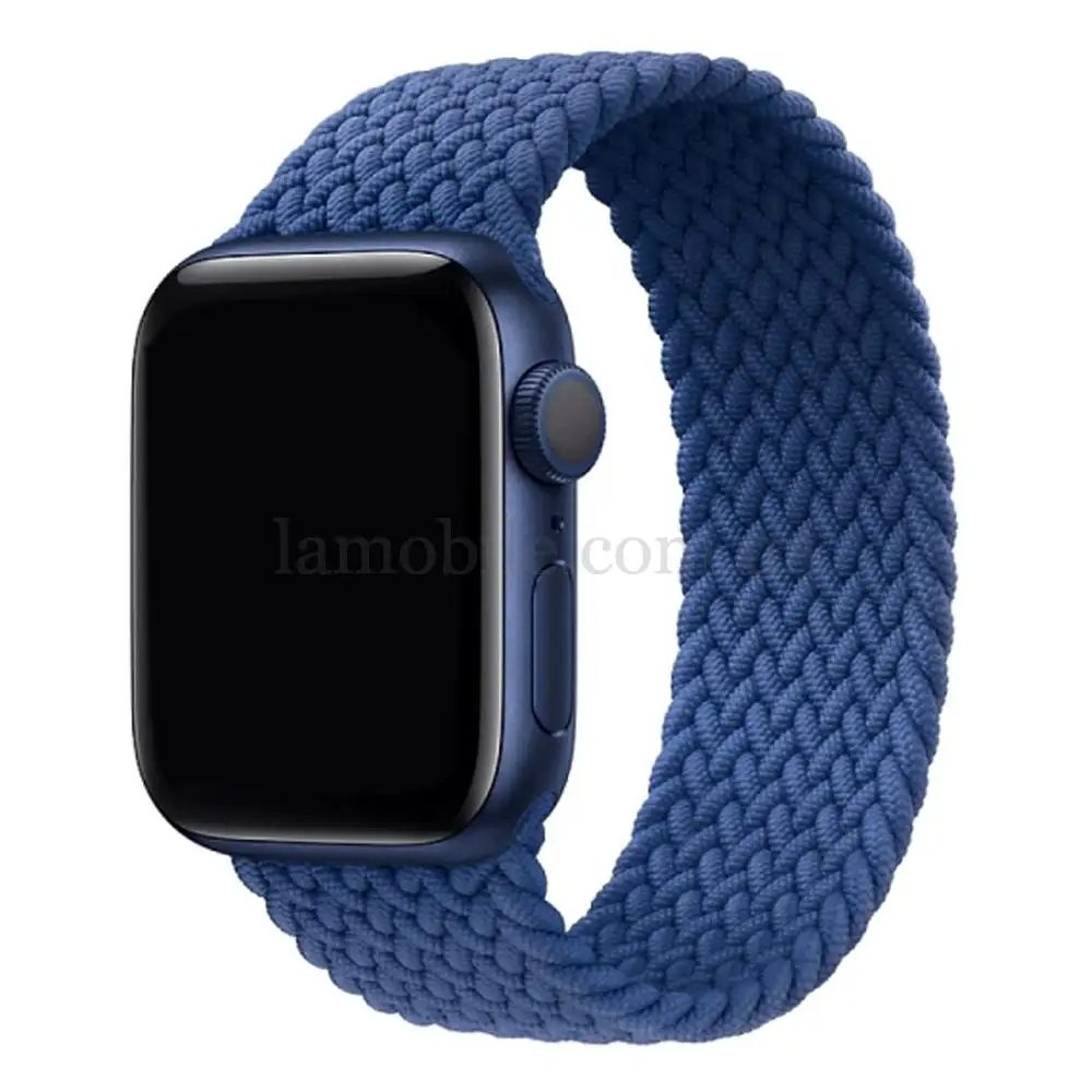 Ремешок Braided Solo Loop для Apple Watch 38 / 40 mm 132mm Atlantic blue