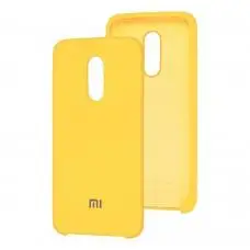 Чохол для Xiaomi Redmi 5 Plus Silky Soft Touch жовтий