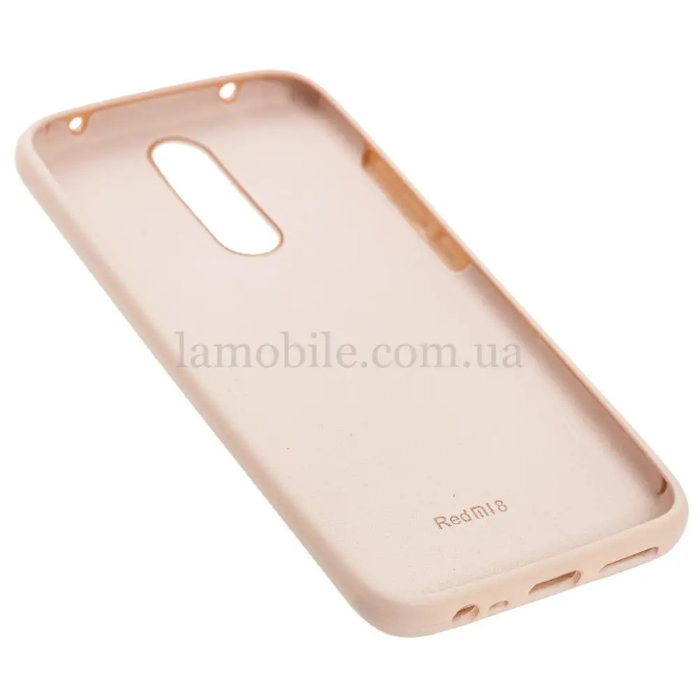Чехол для Xiaomi Redmi 8 Silicone Full розовый / pink sand