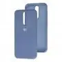 Чехол для Xiaomi Redmi 8 Silicone Full лавандовый серый