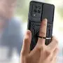 Чехол для Samsung Galaxy A22 (A225) Serge Ring Armor ударопрочный черный