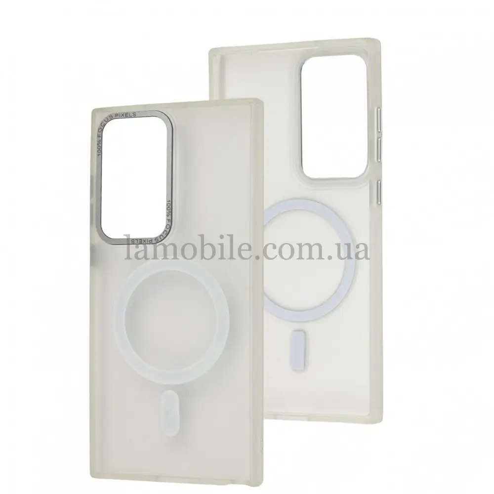 Чехол для Samsung Galaxy S23 Ultra (S918) Lyon Frosted MagSafe white