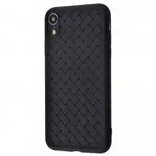Чехол для iPhone Xr Weaving case черный