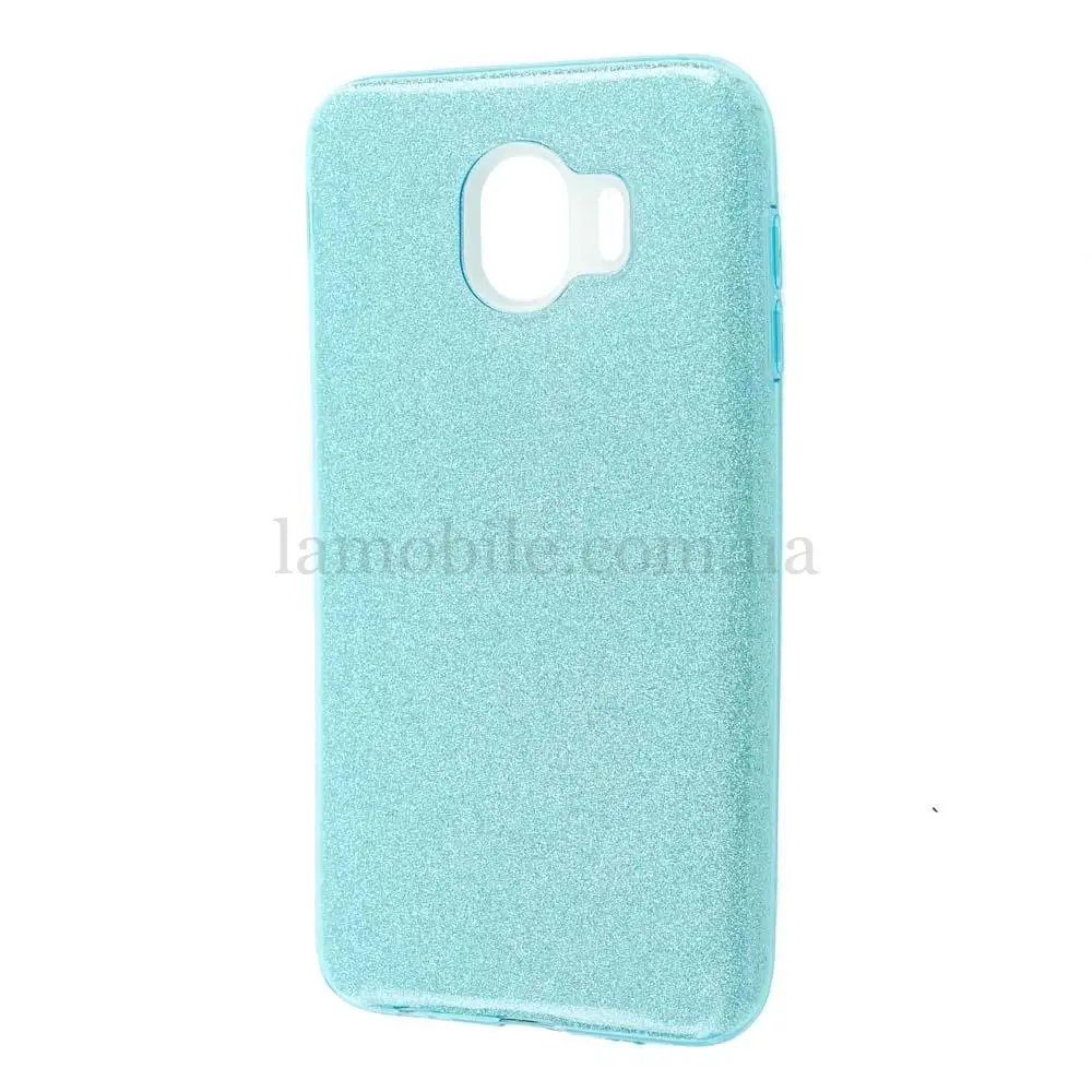 Чохол для Samsung Galaxy J4 2018 (J400) Shining Glitter з блискітками блакитний