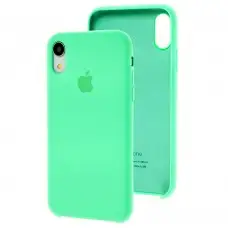 Чохол silicone case для iPhone Xr м'ятний