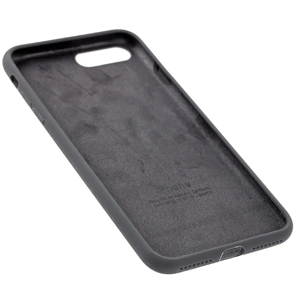 Чехол для iPhone 7 Plus / 8 Plus Silicone Full серый / dark grey