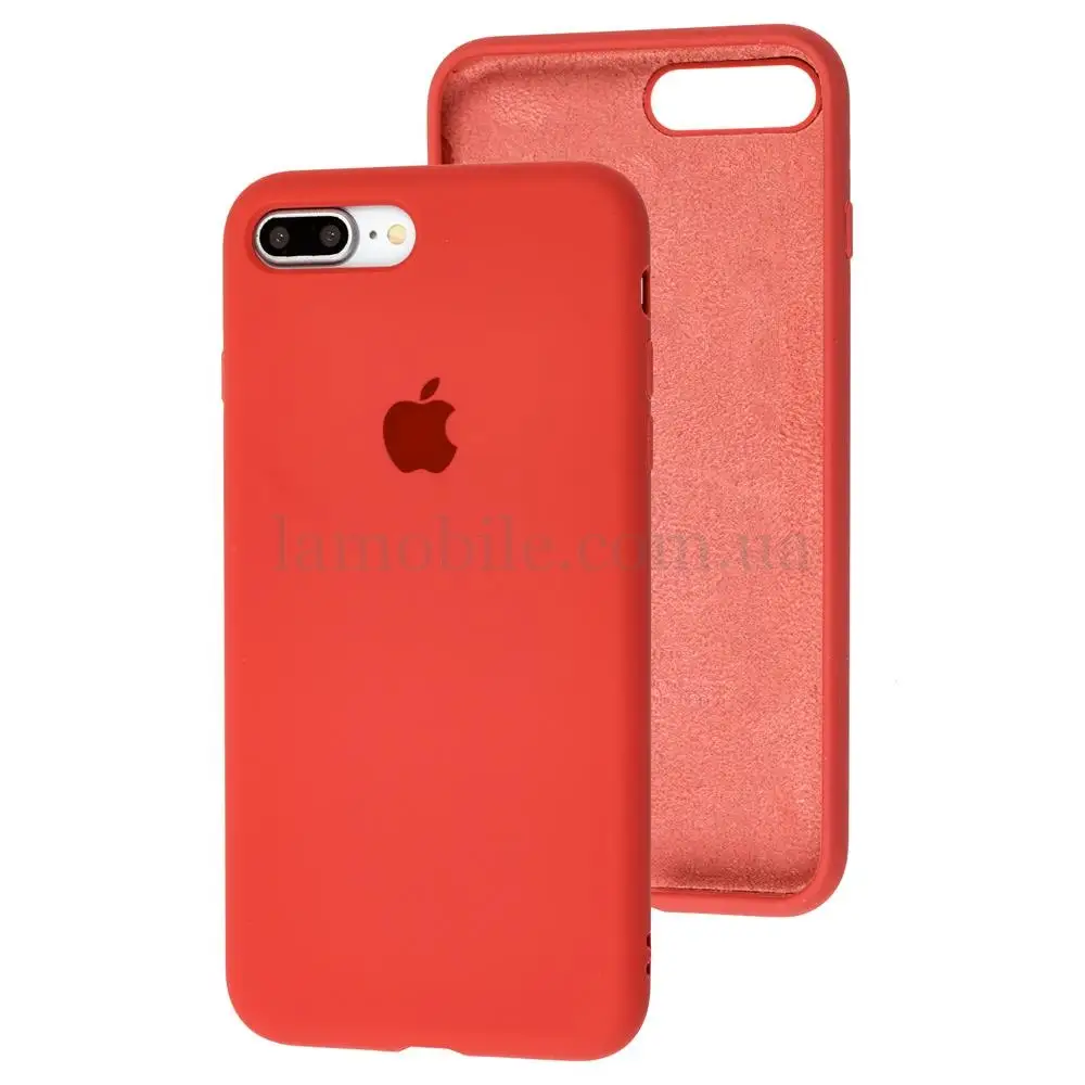 Чехол для iPhone 7 Plus / 8 Plus Silicone Full красный / camellia